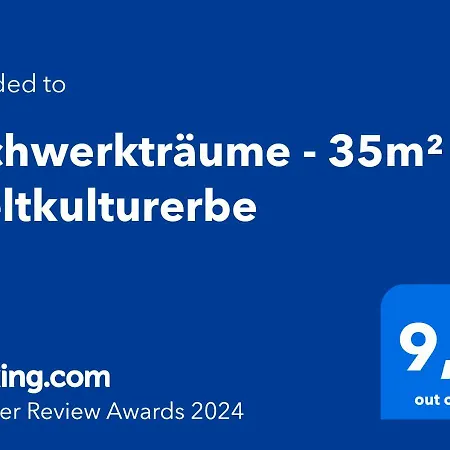 アパート Fachwerktraeume - 35m² Weltkulturerbe